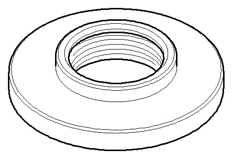 Dornbracht 092790005-10 Escutcheon Ø 55 X 11 Mm - Matte White