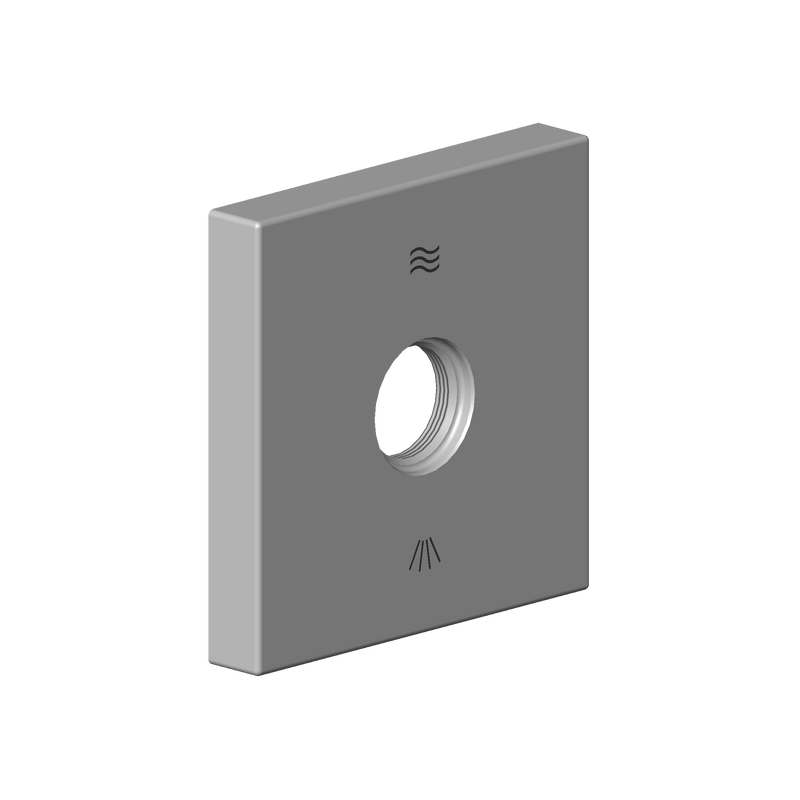 Dornbracht 092798021 Escutcheon With Symbols 60 X 60 X 12,5 MM - Parent