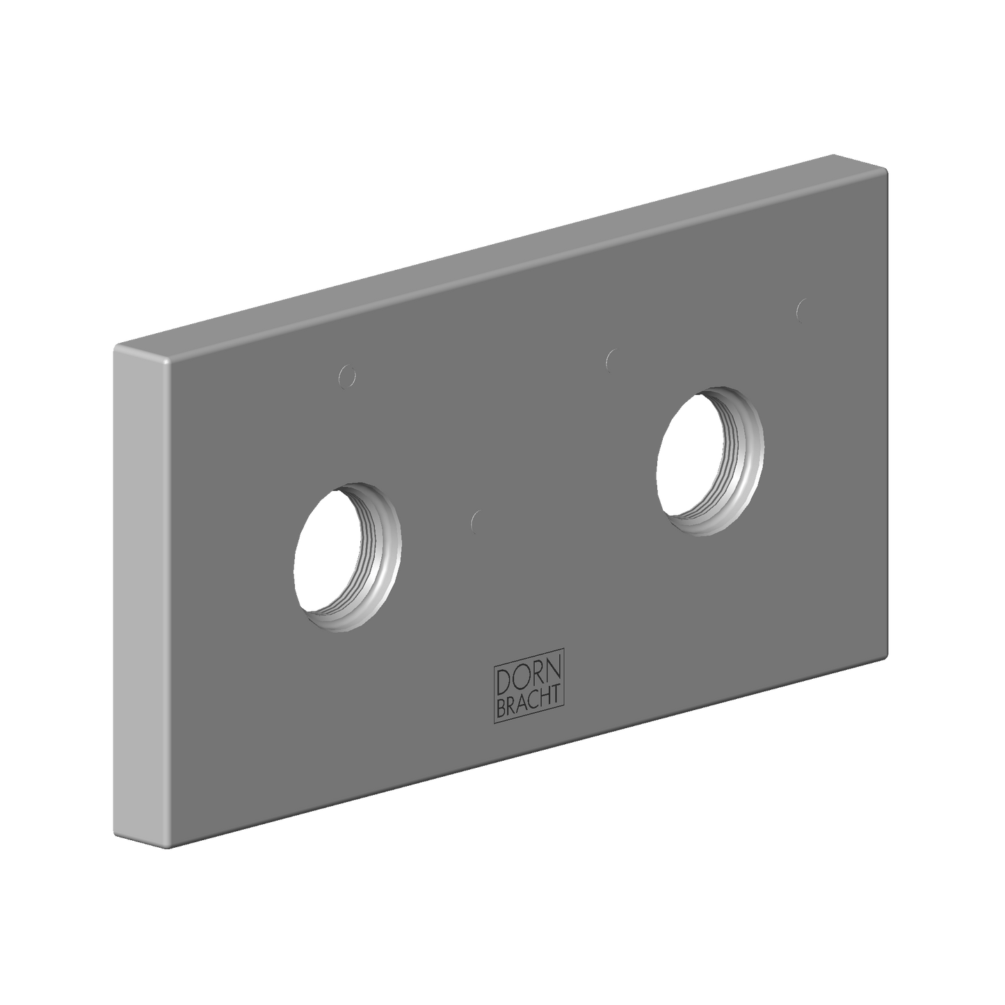 Dornbracht 092798022 Escutcheon Db Logo Hot/Cold Marking 60 X 120 X 12,5 MM