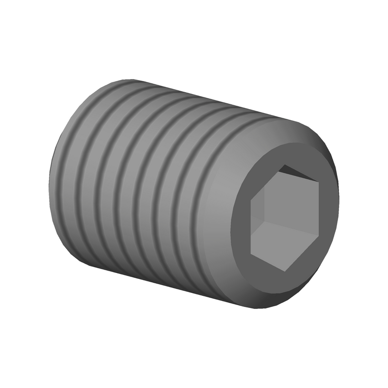 Dornbracht 09311106490 Mounting Bracket Threaded Pin With Hex Socket With Flat Point M3 X 4 Mm