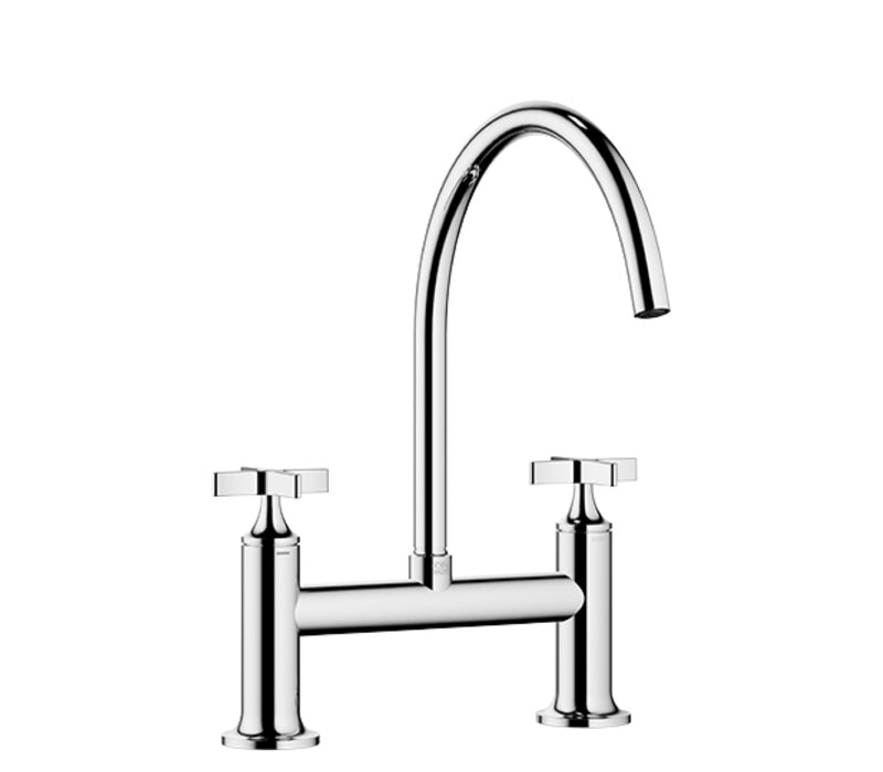 Dornbracht 19825809 Vaia Two-Hole Bridge Mixer For Sprayer / Professional Sprayer - Parent