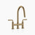 Dornbracht 19870809 Vaia Three-Hole Bridge Mixer Pull-Down With Spray Function