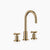 Dornbracht 20710892 Tara Three-Hole Lavatory Mixer With Drain
