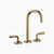 Dornbracht 20713414 Coya Three-Hole Lavatory Mixer With Drain