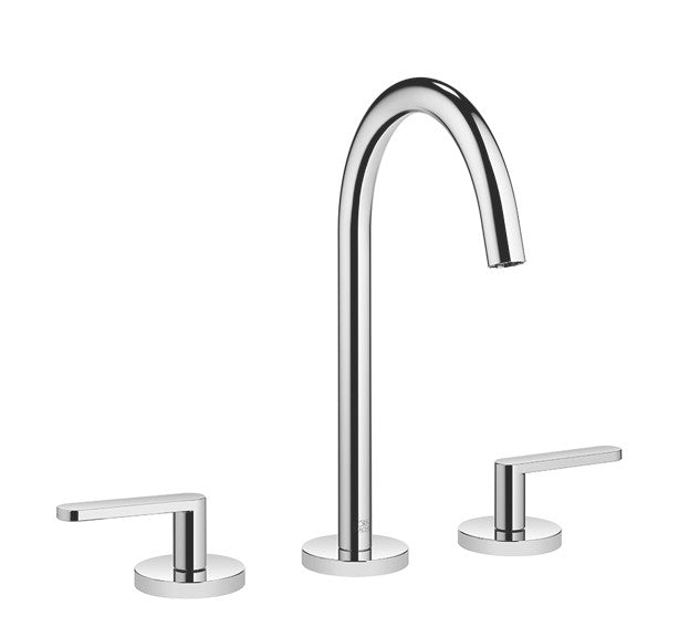 Dornbracht 20713661 Meta Three-Hole Lavatory Mixer With Drain