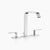 Dornbracht 20713671 Imo Three-Hole Lavatory Mixer With Drain