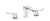 Dornbracht 20713845 Lissé Three-Hole Lavatory Mixer With Drain - Parent