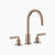 Dornbracht 20713882 Tara Three-Hole Lavatory Mixer With Drain