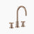 Dornbracht 20713892 Tara Three-Hole Lavatory Mixer With Drain