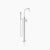 Dornbracht 25863404 Coya Single-Lever Tub Mixer With Stand Pipe For Freestanding Installation With Hand Shower Set - Parent