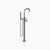 Dornbracht 25863404 Coya Single-Lever Tub Mixer With Stand Pipe For Freestanding Installation With Hand Shower Set