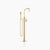 Dornbracht 25863404 Coya Single-Lever Tub Mixer With Stand Pipe For Freestanding Installation With Hand Shower Set