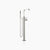 Dornbracht 25863671 Imo Single-Lever Tub Mixer With Stand Pipe For Freestanding Installation With Hand Shower Set