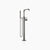 Dornbracht 25863671 Imo Single-Lever Tub Mixer With Stand Pipe For Freestanding Installation With Hand Shower Set