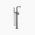 Dornbracht 25863671 Imo Single-Lever Tub Mixer With Stand Pipe For Freestanding Installation With Hand Shower Set