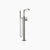 Dornbracht 25863671 Imo Single-Lever Tub Mixer With Stand Pipe For Freestanding Installation With Hand Shower Set