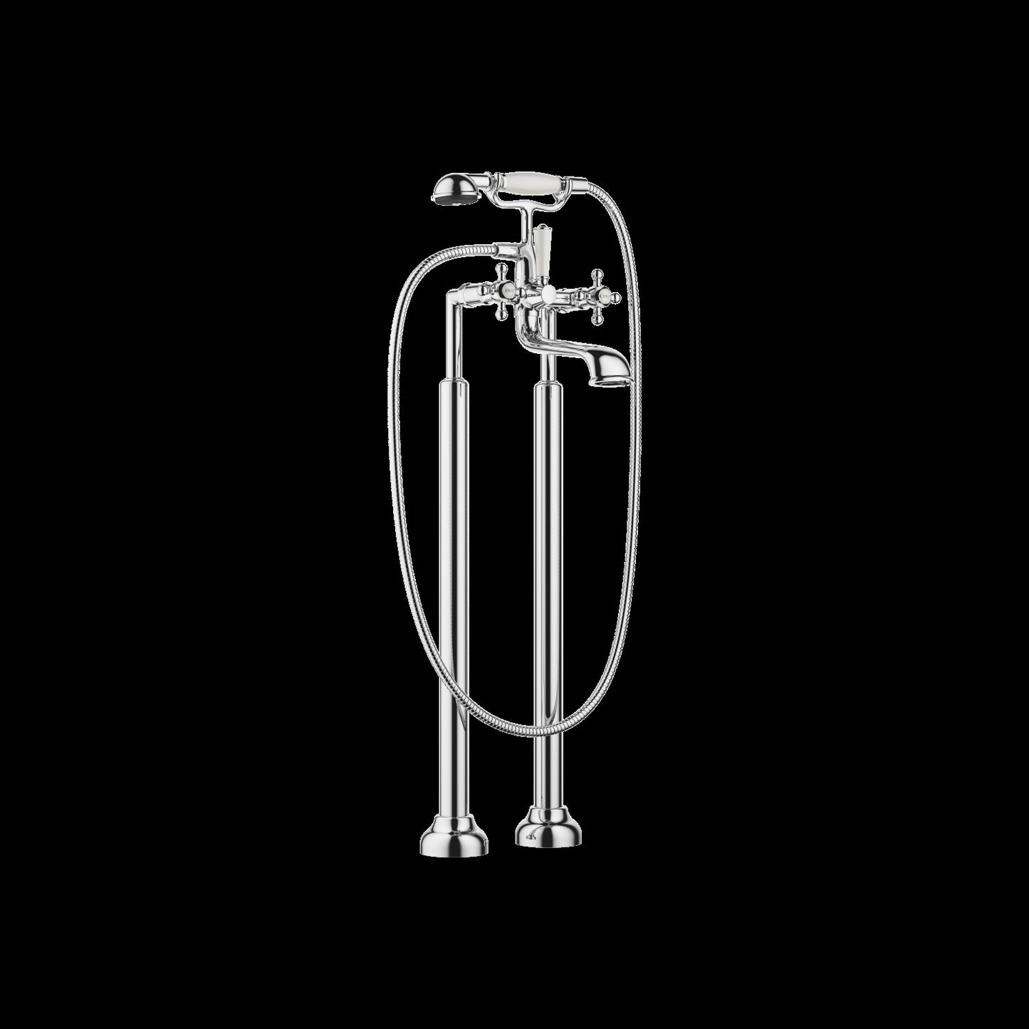 Dornbracht 25943360 Madison Two-Hole Tub Mixer For Freestanding Installation With Hand Shower Set - Parent