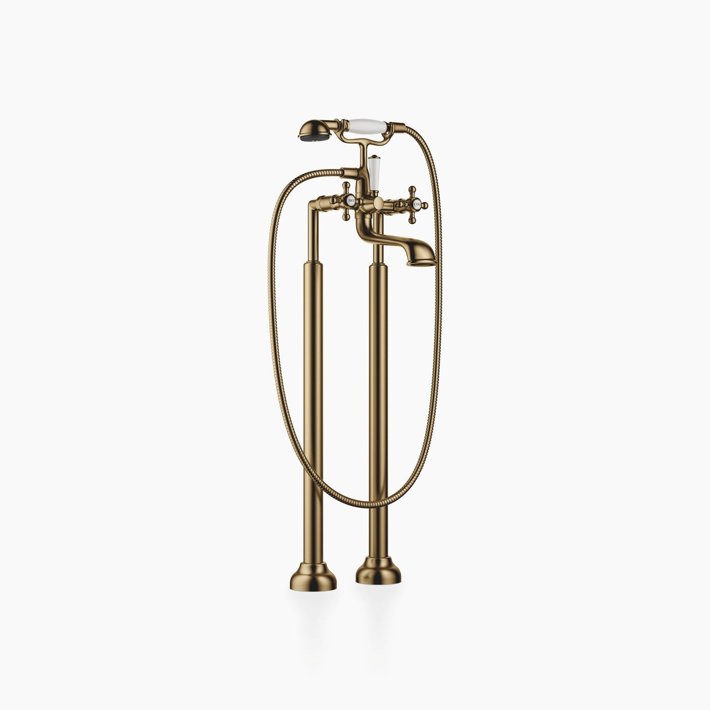 Dornbracht 25943360 Madison Two-Hole Tub Mixer For Freestanding Installation With Hand Shower Set