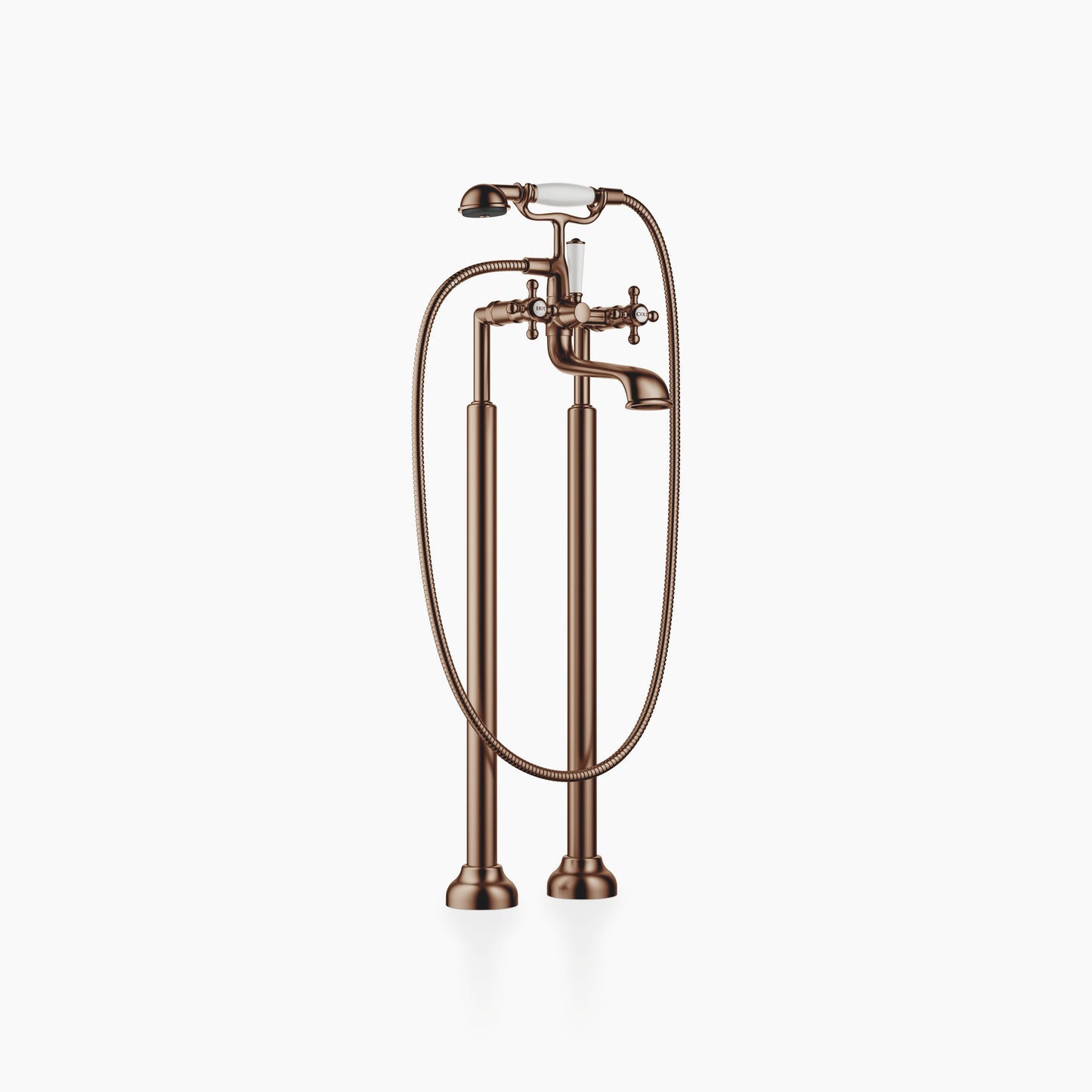 Dornbracht 25943360 Madison Two-Hole Tub Mixer For Freestanding Installation With Hand Shower Set