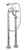 Dornbracht 25943360 Madison Two-Hole Tub Mixer For Freestanding Installation With Hand Shower Set