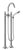 Dornbracht 25943819 Vaia Two-Hole Tub Mixer For Freestanding Installation With Hand Shower Set - Parent