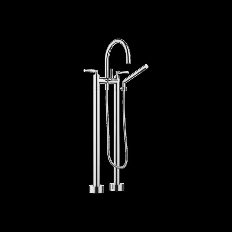 Dornbracht 25943882 Tara Two-Hole Tub Mixer For Freestanding Installation With Hand Shower Set - Parent