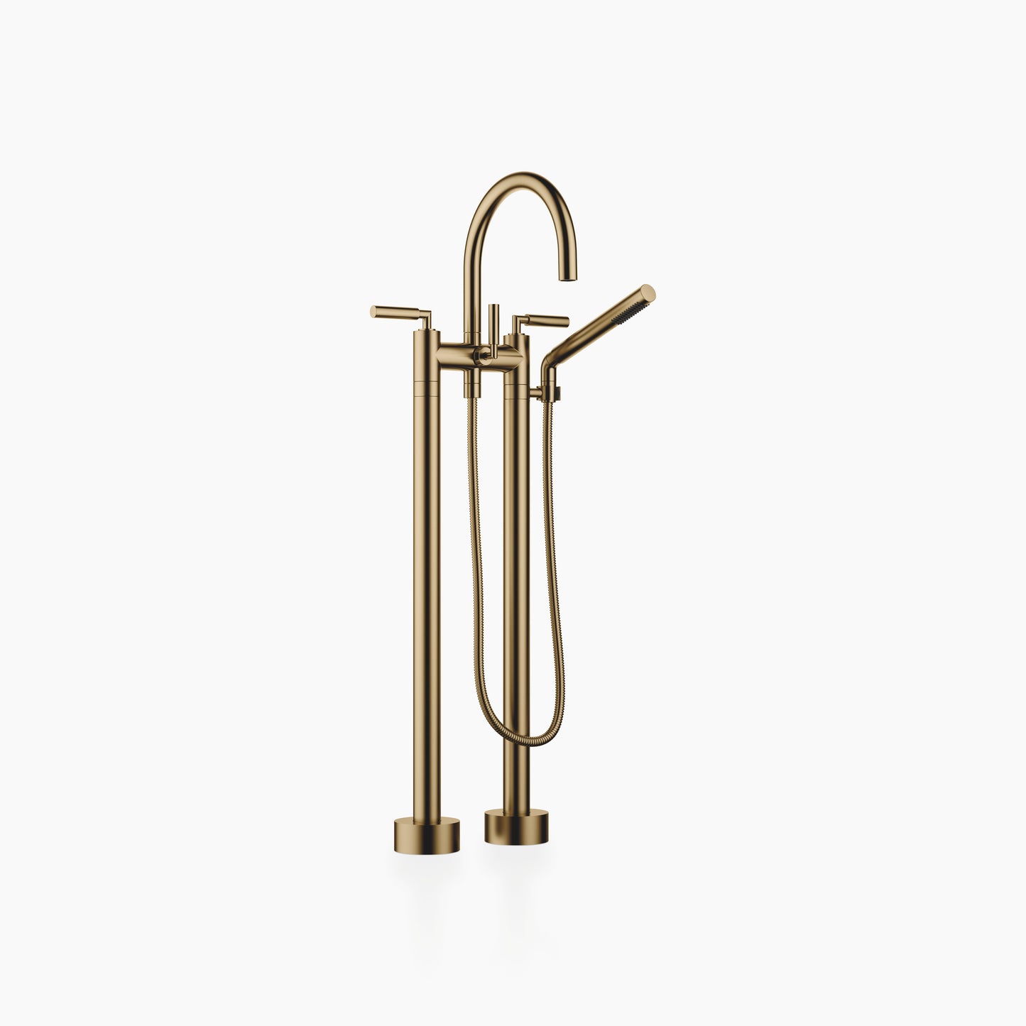 Dornbracht 25943882 Tara Two-Hole Tub Mixer For Freestanding Installation With Hand Shower Set