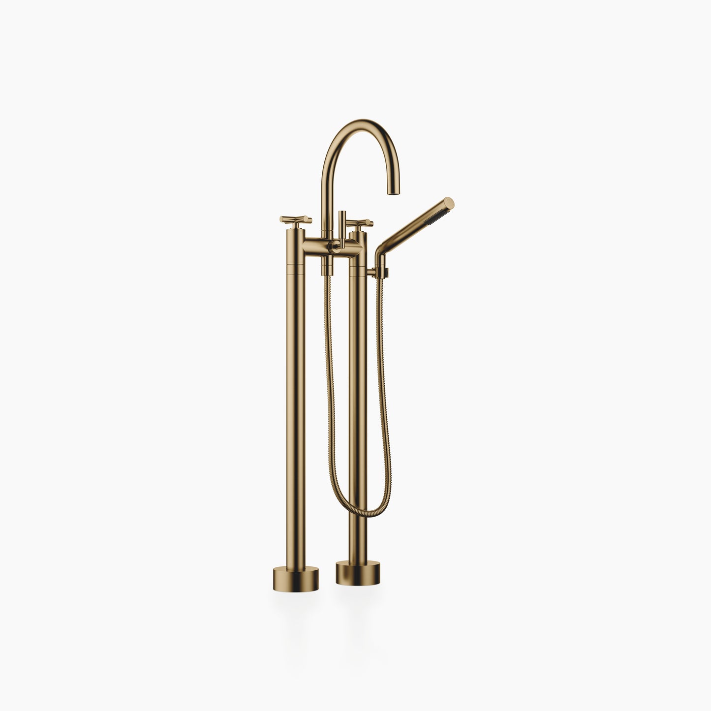 Dornbracht 25943892 Tara Two-Hole Tub Mixer For Freestanding Installation With Hand Shower Set