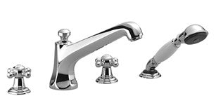 Dornbracht 27502360 Madison Deck-Mounted Tub Mixer, With Hand Shower Set For Deck-Mounted Tub Installation