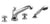 Dornbracht 27502360 Madison Deck-Mounted Tub Mixer, With Hand Shower Set For Deck-Mounted Tub Installation