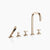 Dornbracht 27522404 Coya Five Hole Tub Set For Deck-Mounted Tub Installation With Diverter