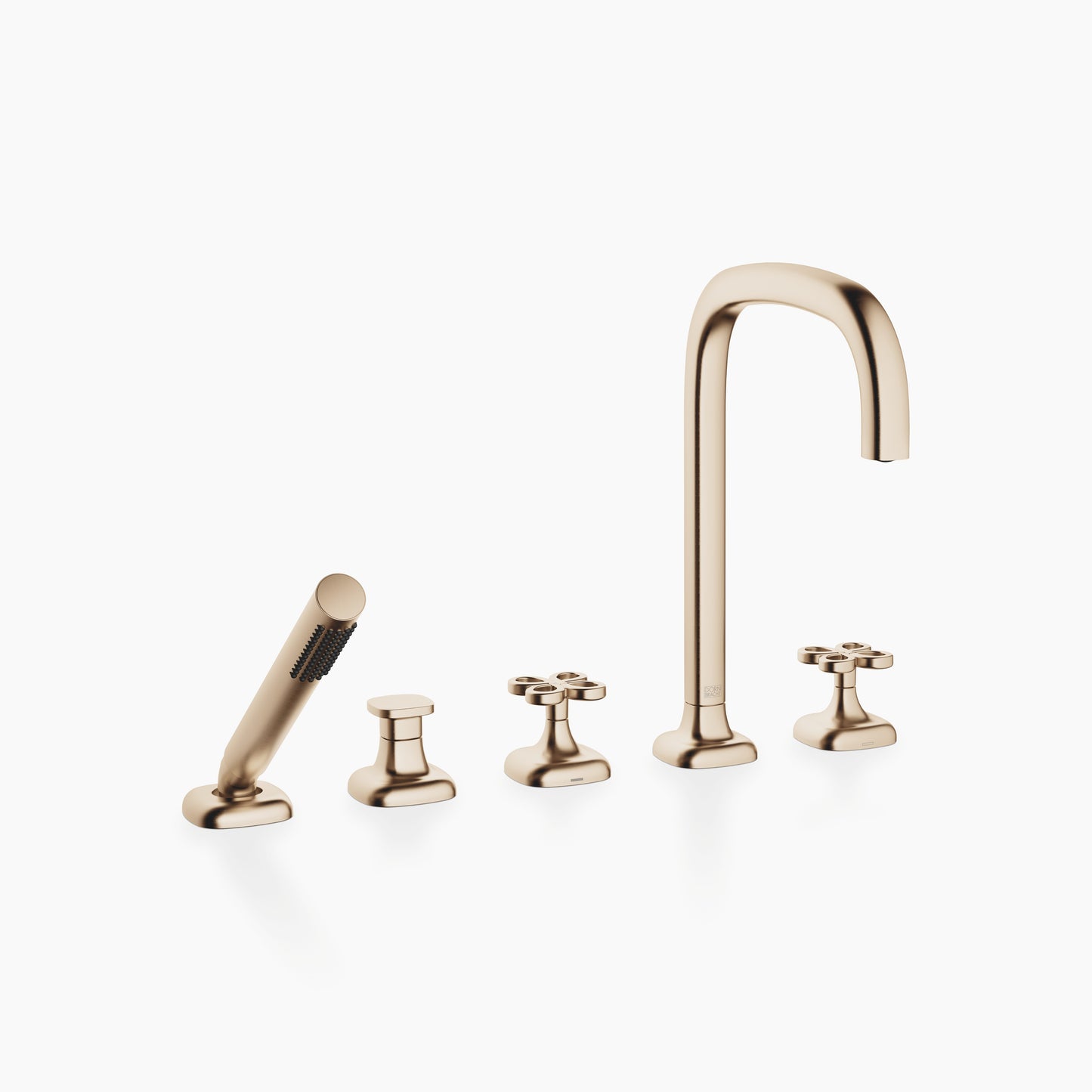 Dornbracht 27522424 Five Hole Tub Set For Deck-Mounted Tub Installation With Diverter