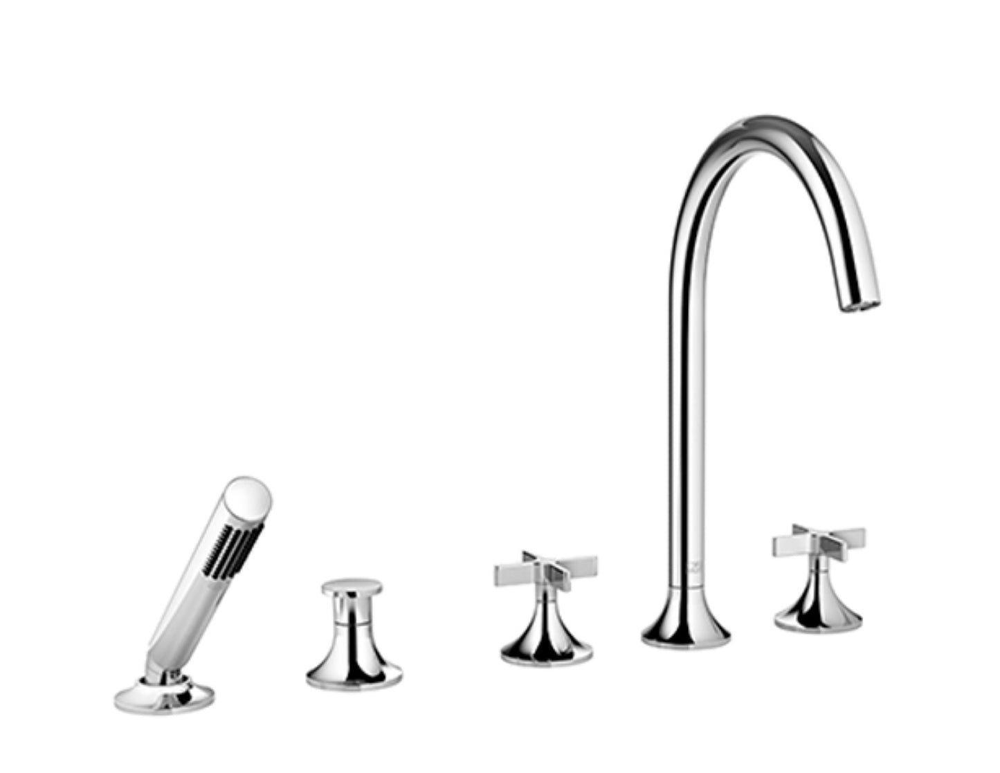 Dornbracht 27522809 Vaia Five Hole Tub Set For Deck-Mounted Tub Installation With Diverter - Parent