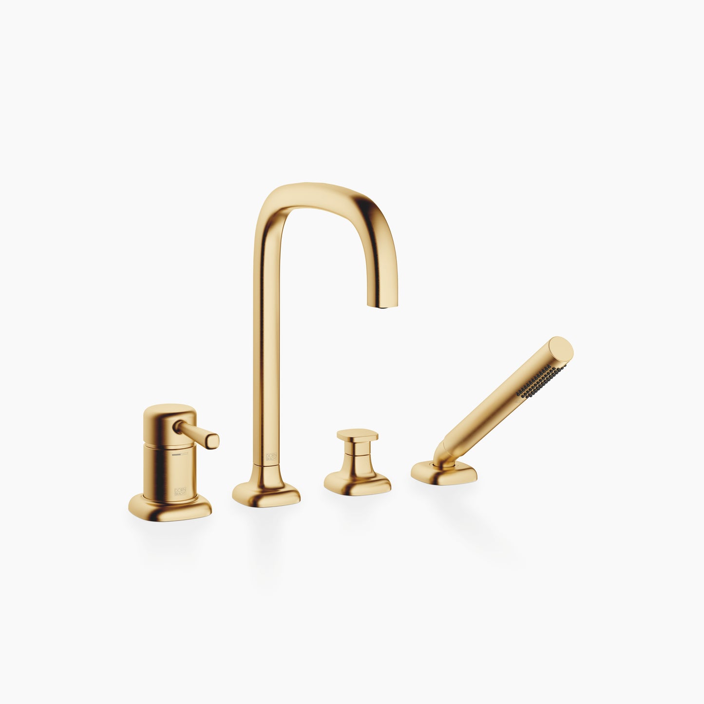 Dornbracht 27632404 Coya Deck-Mounted Tub Mixer, With Hand Shower Set For Deck-Mounted Tub Installation