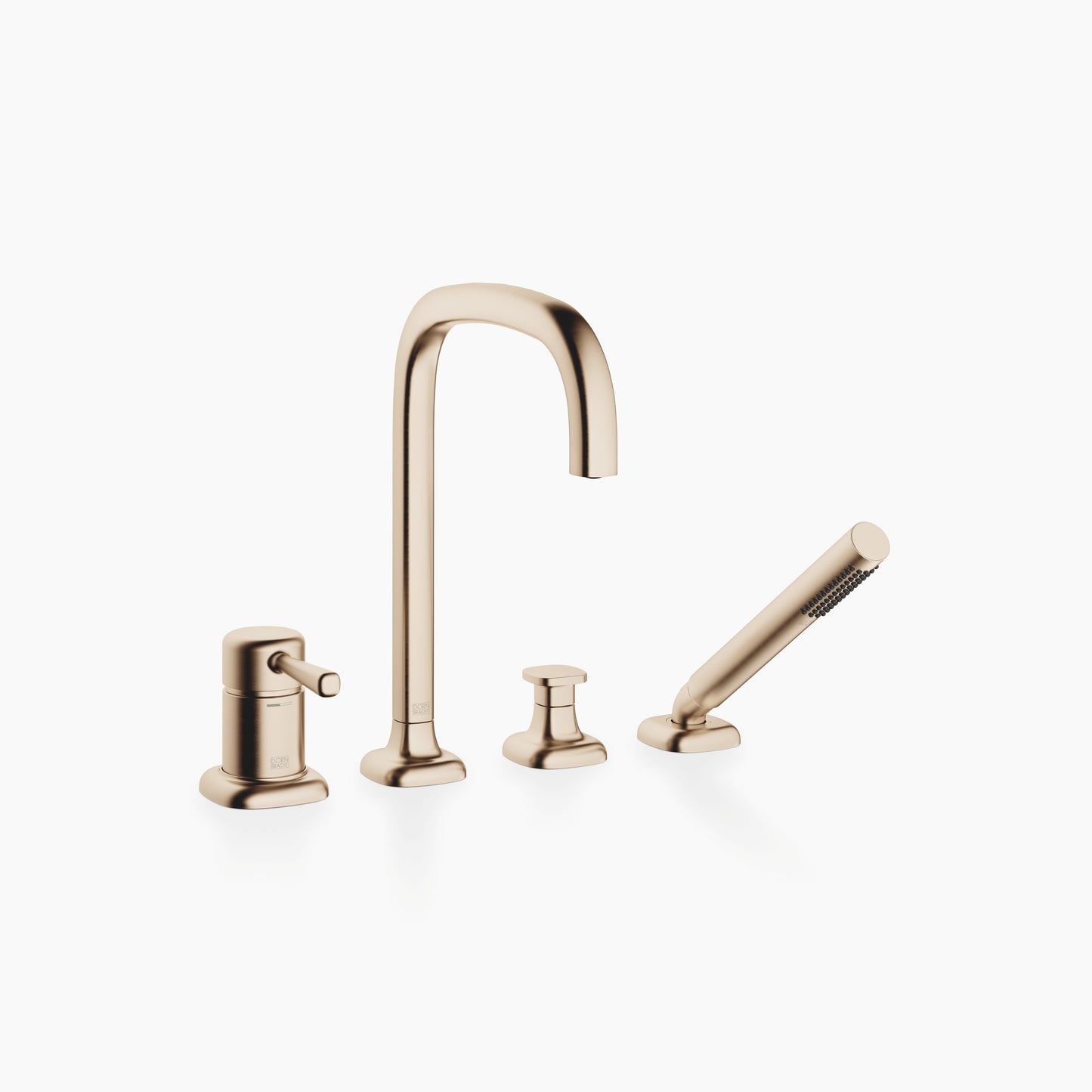 Dornbracht 27632404 Coya Deck-Mounted Tub Mixer, With Hand Shower Set For Deck-Mounted Tub Installation