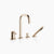 Dornbracht 27632404 Coya Deck-Mounted Tub Mixer, With Hand Shower Set For Deck-Mounted Tub Installation