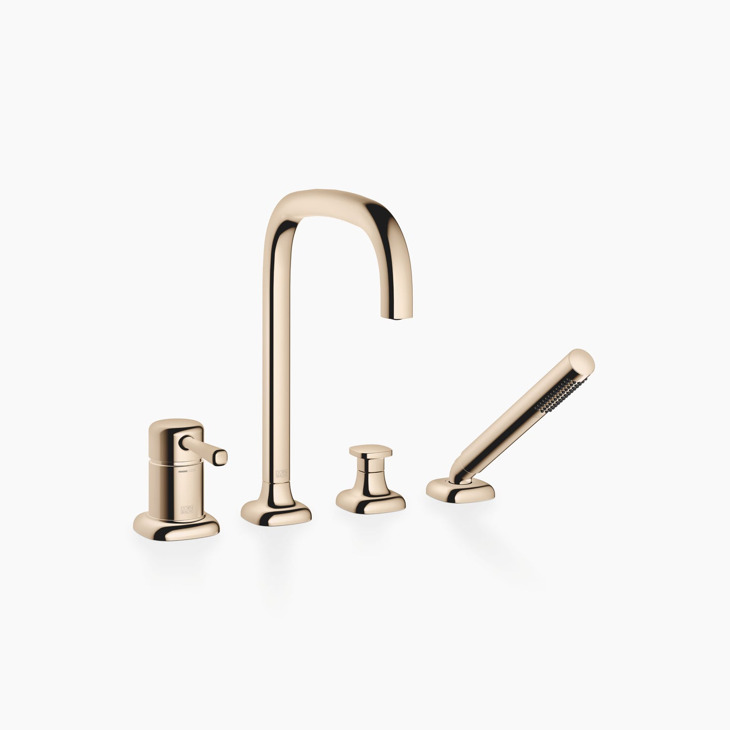Dornbracht 27632404 Coya Deck-Mounted Tub Mixer, With Hand Shower Set For Deck-Mounted Tub Installation