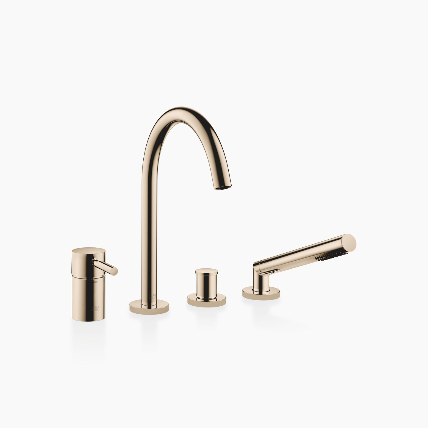 Dornbracht 27632661 Meta Deck-Mounted Tub Mixer, With Hand Shower Set For Deck-Mounted Tub Installation