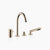Dornbracht 27632661 Meta Deck-Mounted Tub Mixer, With Hand Shower Set For Deck-Mounted Tub Installation