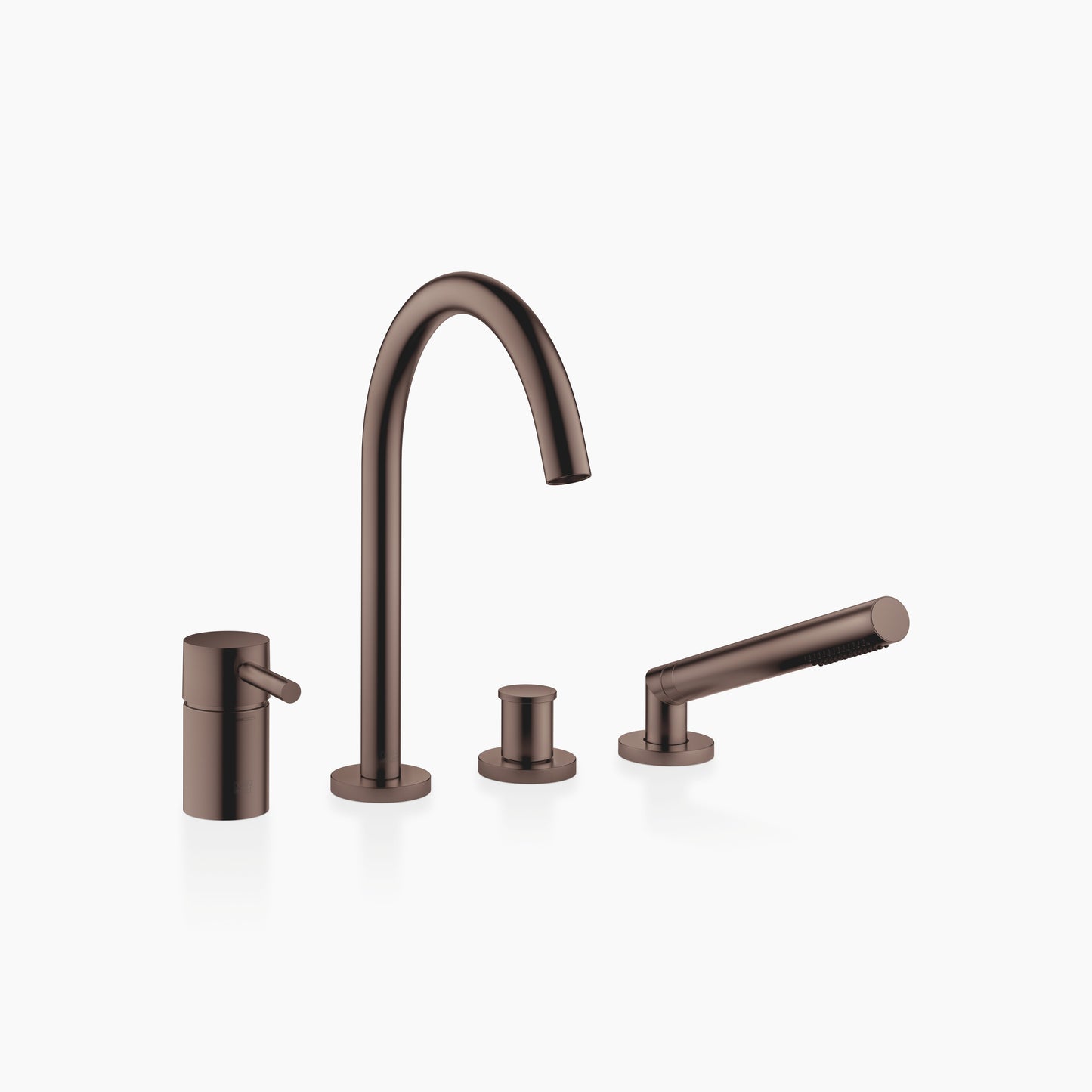 Dornbracht 27632661 Meta Deck-Mounted Tub Mixer, With Hand Shower Set For Deck-Mounted Tub Installation