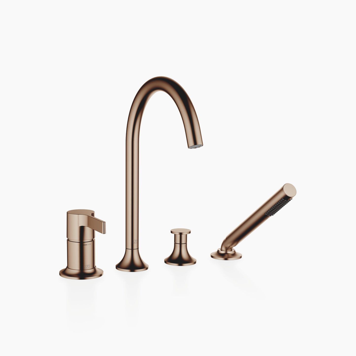 Dornbracht 27632809 Vaia Deck-Mounted Tub Mixer, With Hand Shower Set For Deck-Mounted Tub Installation