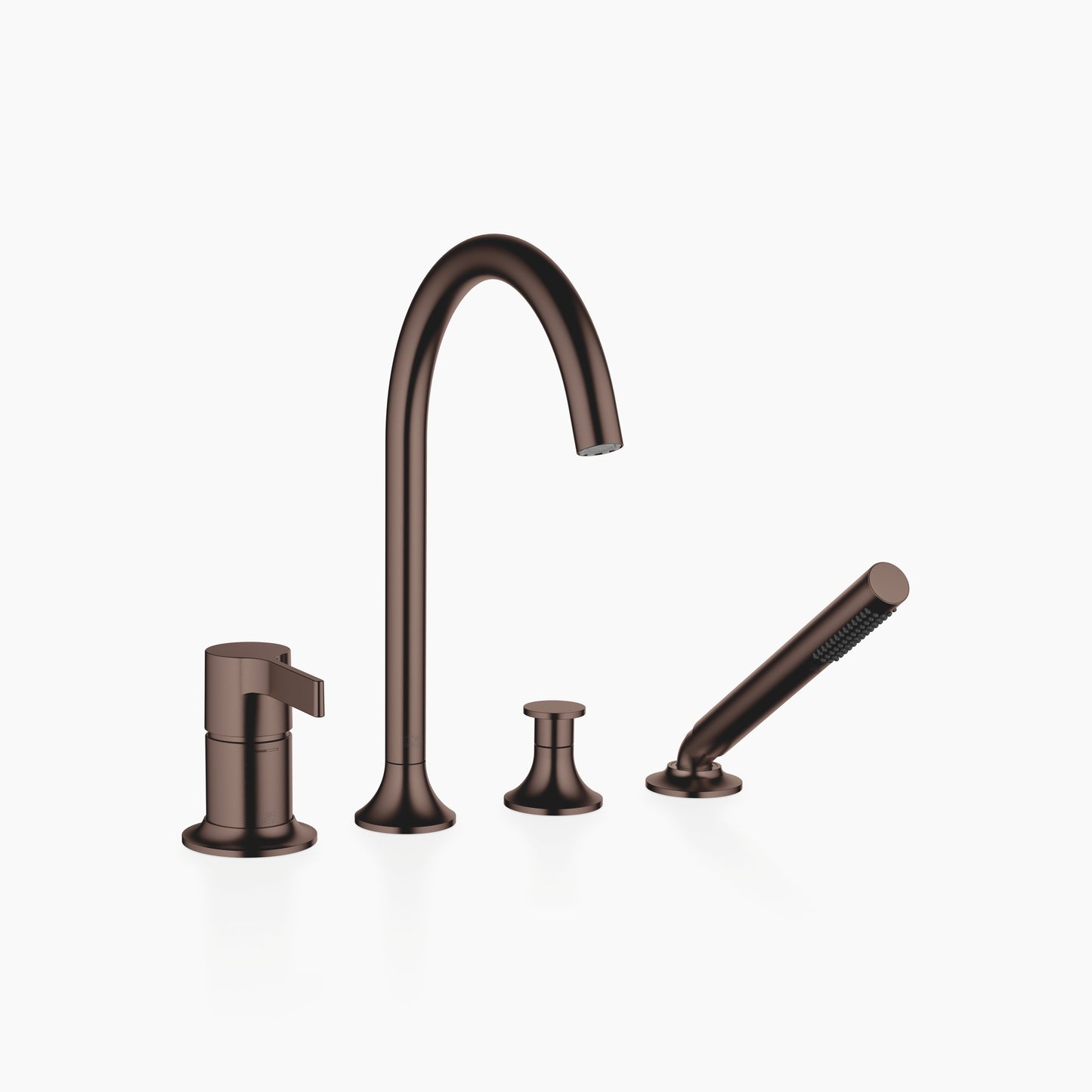 Dornbracht 27632809 Vaia Deck-Mounted Tub Mixer, With Hand Shower Set For Deck-Mounted Tub Installation