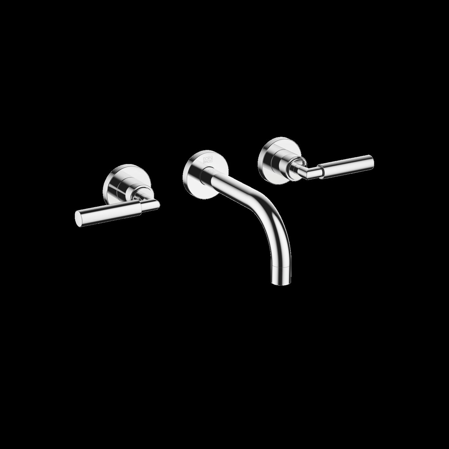 Dornbracht 367078820010 Tara Wall-Mounted Three-Hole Lavatory Mixer Without Drain