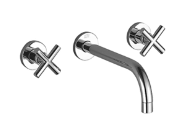 Dornbracht 36717892 Tara Wall-Mounted Three-Hole Lavatory Mixer Without Drain - Parent