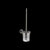 Dornbracht 83900892 Tara Toilet Brush Set Wall-Mounted