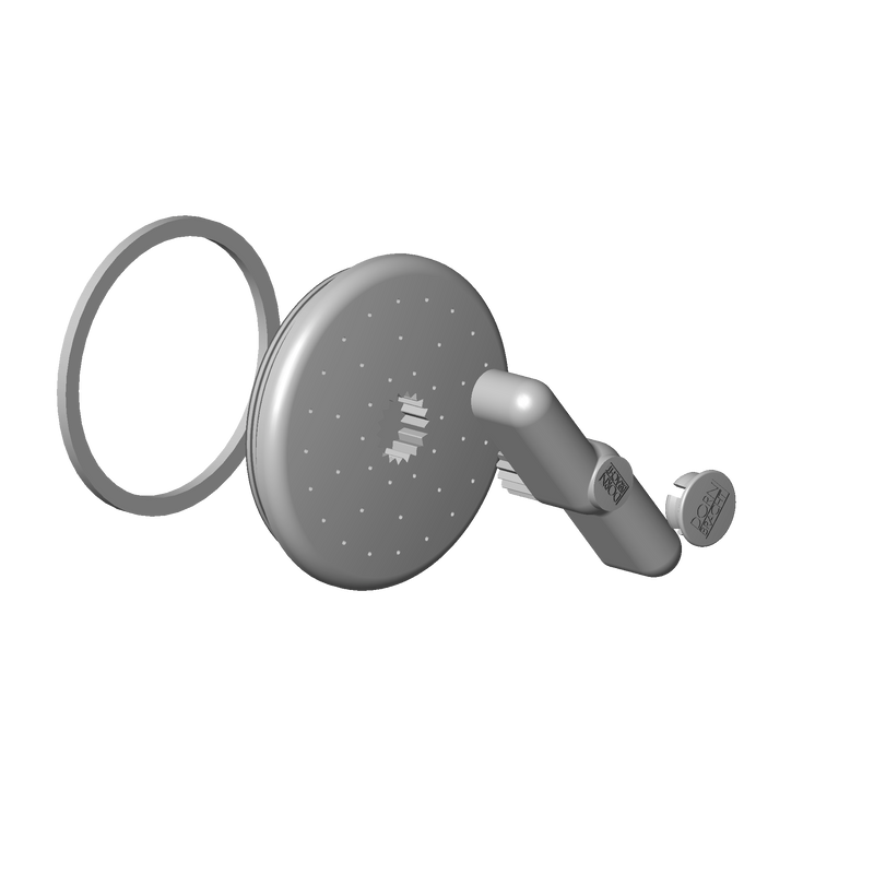 Dornbracht 9012010100090 Application Showerhead Face Side Shower 70 X 110 X 20 Mm