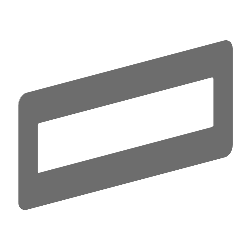 Dornbracht 9015010730090 Mounting Bracket Insert For Sprayer Guard Plate Etool 110 X 275 X 2 Mm