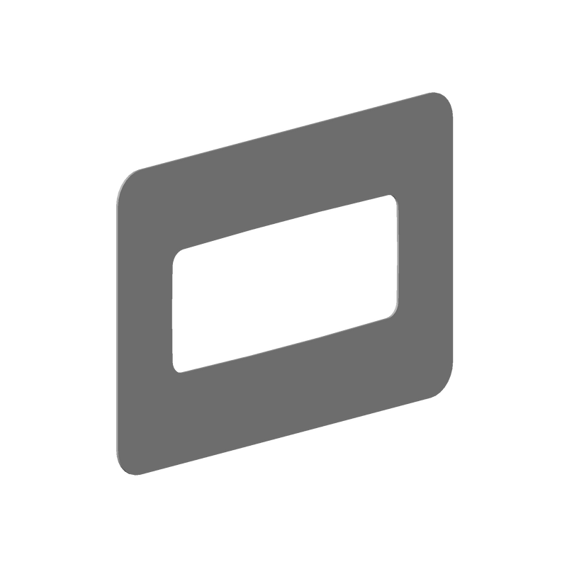 Dornbracht 9015010740090 Mounting Bracket Insert For Sprayer Guard Plate Etool 100 X 150 X 2 Mm