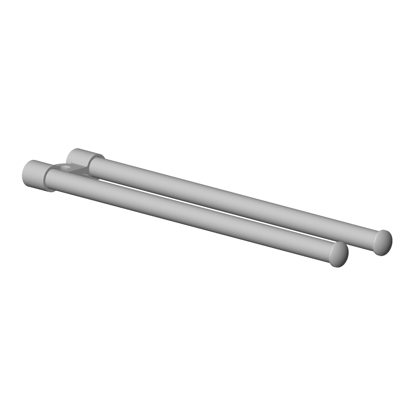 Dornbracht 90175050100 Joint For Double Towel Rack 85 X 26 X 421 MM