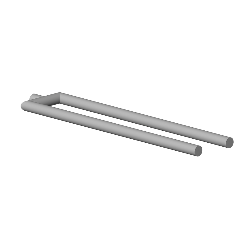 Dornbracht 90178955400 Holder For Double Towel Rack 92 X 21,5 X 419 MM - Parent